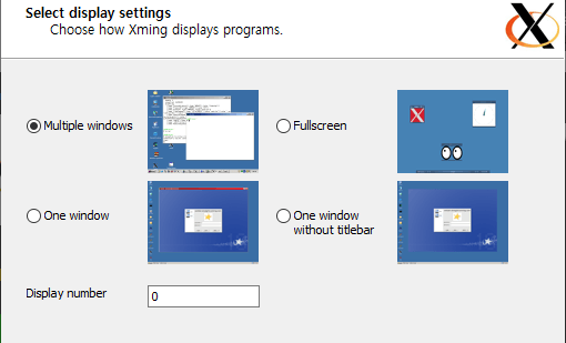 Image for CentOS7에서 X11 forwarding 설정(X Window 설치)