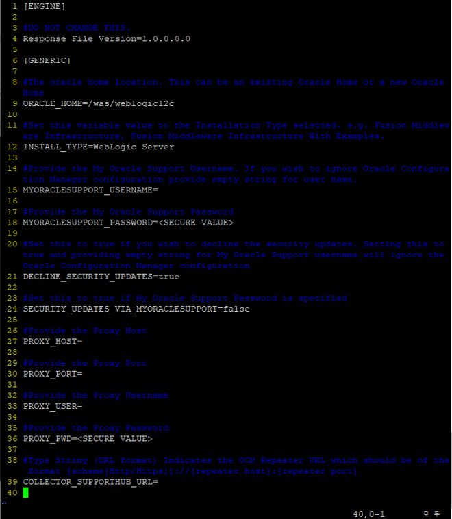 making rsp file