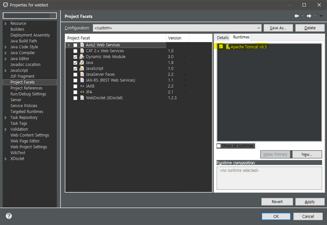 Eclipse:Dynamic Web Project
